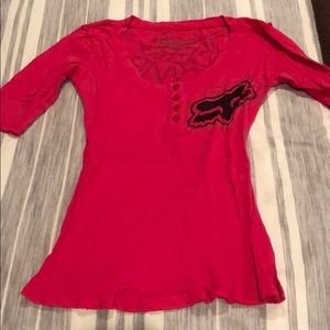 3/4 sleeve Fox Shirt
